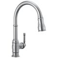 Product Image of Broderick Single Handle Pulldown Kitchen Faucet (Arctic Stainless), 9190-AR-DST