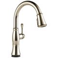 Product Image of Cassidy Single Handle Pulldown Kitchen Faucet w/ Touch20, ShieldSpray Technologies (Lumicoat Polished Nickel)
