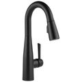 Product Image of Essa Single Handle Pulldown Bar/Prep Faucet (Matte Black)