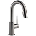 Product Image of Trinsic Single Handle Pulldown Bar/Prep Faucet (Black Stainless), 9959-KS-DST