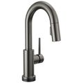 Product Image of Trinsic 1-Handle Pull-Down Bar/Prep Faucet with Touch (Black Stainless), 9959T-KS-DST
