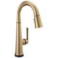 Product Image of Emmeline Single Handle Pull Down Bar/Prep Faucet with Touch2O Technology, 1.8 GPM (Lumicoat Champagne Bronze), 9982T-CZ-PR-DST