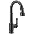Product Image of Broderick Single Handle Pulldown Bar/Prep Faucet (Matte Black), 9990-BL-DST