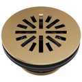Product Image of 4" Prefab Round Shower Drain (Champagne Bronze), DT051411-CZ