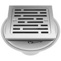Product Image of 4" Tile-In Square Shower Drain (Chrome), DT062412