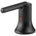 Product Image of Trinsic Metal Lever Handle Set, 2H Bathroom (Matte Black), H259BL