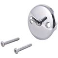 Product Image of Overflow Plate & Screws, Trip Lever (Chrome), RP31555