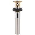 Product Image of Grid Strainer w/ Overflow, Vessel Bathroom (Champagne Bronze), RP6346CZ