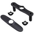 Product Image of Essa Escutcheon w/ Baseplate & Nuts (Matte Black)