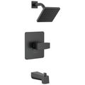 Product Image of T14467-BL-PP Modern Monitor 14 Series Tub & Shower Trim (Matte Black)