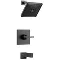 Product Image of Zura Monitor 14 Series H2OKinetic Tub and Shower Trim (Matte Black), T14474-BL