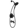 Product Image of Kayra Monitor 17 Series Tub and Shower Trim, T17433-BL-I (Matte Black)
