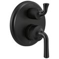 Product Image of Kayra Two-Handle Monitor 14 Series Valve Trim w/ 3-Setting Integrated Diverter (Matte Black), T24833-BL