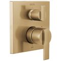 Product Image of Ara Angular Modern Monitor 14 Series Valve Trim with 3-Setting Integrated Diverter (Champagne Bronze), T24867-CZ