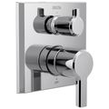 Product Image of Pivotal 2-Handle Monitor 14 Series Valve Trim with 3-Setting Diverter (Lumicoat Chrome), T24899-PR