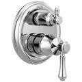 Product Image of Cassidy Traditional 2-Handle Monitor 14 Series Valve Trim with 6-Setting Integrated Diverter (Chrome), T24997