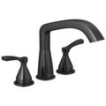 Product Image of Stryke Three Hole Roman Tub Trim (Matte Black), T2776-BL