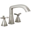 Product Image of Stryke Three Hole Roman Tub Trim (Stainless), T27766-SS