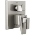 Product Image of Trillian Two-Handle Monitor 17 Series Valve Trim with 3-Setting Diverter (Lumicoat Stainless), T27843-SS-PR