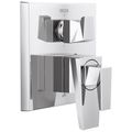 Product Image of Trillian Two-Handle Monitor 17 Series Valve Trim with 6-Setting Diverter (Lumicoat Chrome), T27943-PR
