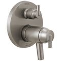 Product Image of Trinsic Contemporary 2 Handle TempAssure 17T Series Valve Trim w/ 3-Setting Integrated Diverter (Stainless), T27T859-SS