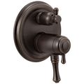 Product Image of Cassidy Traditional 2-Handle TempAssure 17T Series Valve Trim w/ 3-Setting Integrated Diverter (Venetian Bronze), T27T897-RB