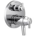 Product Image of Trinsic Contemporary 2 Handle TempAssure 17T Series Valve Trim with 6-Setting Integrated Diverter (Chrome), T27T959