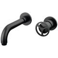 Product Image of Trinsic Single Handle Wall Mount Bathroom Faucet Trim, 1.2 GPM (Matte Black), T3558LF-BLWL