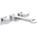 Product Image of Ara 2 Handle Wall Mount Bathroom Faucet Trim (Chrome), T3567LF-WL