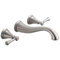 Product Image of Cassidy 2 Handle Wall Mount Bathroom Faucet Trim (Stainless), T3597LF-SSWL