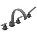 Product Image of Vero Roman Tub Trim w/ Hand Shower (Venetian Bronze), T4753-RB