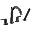 Product Image of Trinsic Roman Tub Trim w/ Hand Shower (Matte Black), T4759-BL