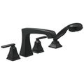 Product Image of Ashlyn Roman Tub Trim w/ Hand Shower (Matte Black), T4764-BL