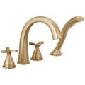 Product Image of Stryke Four Hole Roman Tub Trim (Champagne Bronze), T47776-CZ