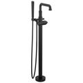 Product Image of Broderick Floor Mount Tub Filler Trim- Less Handle, 1.75 GPM (Matte Black), T4784-BLLHP-FL