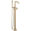 Product Image of Broderick Floor Mount Tub Filler Trim- Less Handle, 1.75 GPM (Lumicoat Champagne Bronze), T4784-CZ-PR-LHP-FL