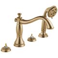 Product Image of Cassidy Roman Tub with Hand Shower Trim - Less Handles (Champagne Bronze), T4797-CZLHP