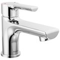 Product Image of Flute Single Top Handle Lavatory Faucet, 1 or 3-Hole 4" Installation w/ 6" Spout (Chrome)
