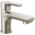 Product Image of Flute Single Top Handle Lavatory Faucet, 1 or 3-Hole 4" Installation w/ 6" Spout (Brushed Nickel)