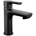 Product Image of Flute Single Top Handle Lavatory Faucet, 1 or 3-Hole 4" Installation w/ 7-1/2" Spout (Matte Black)