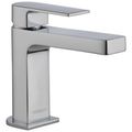 Product Image of Xander Single Handle Bathroom Faucet, 1 or 3-Hole 4" Installation w/ Metal Push Pop-Up Drain (Chrome)