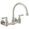 Product Image of Elmhurst Two Handle Wall Mount Kitchen Faucet (Stainless Steel), P2765LF-SS
