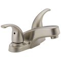 Product Image of Core Two Handle Bathroom Faucet w/ Metal Push Pop-Up Drain (Brushed Nickel)