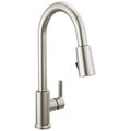 Product Image of Flute Single Handle Pulldown Kitchen Faucet (Stainless Steel)