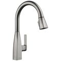 Product Image of Xander Single Handle Pull Down Kitchen Faucet (Stainless Steel), P7919LF-SS