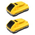 Product Image of 20V MAX XR Powerpack 4Ah Batteries (2) & Charger Kit, DCB2104-2