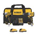 Product Image of 20V Max XR 2-Speed Hammer Drill & Impact 2-Tool Combo Kit w/ XR Powerpack Batteries, DCK250QQ2