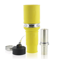 Product Image of Rhino-Hide Single Pole Female Connector (Contact, Insulator, & Dust Cap), Crimped, 444 MCM Cable, 1000V 796A Max (Yellow)