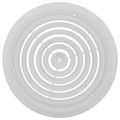 Product Image of 14" (Wall Opening Size) Round Ceiling Diffuser (White)