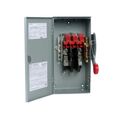 Product Image of Heavy Duty Single-Throw Fused Safety Switch, 3-Pole, Fusible with Neutral, NEMA 1 (30A, 240V)